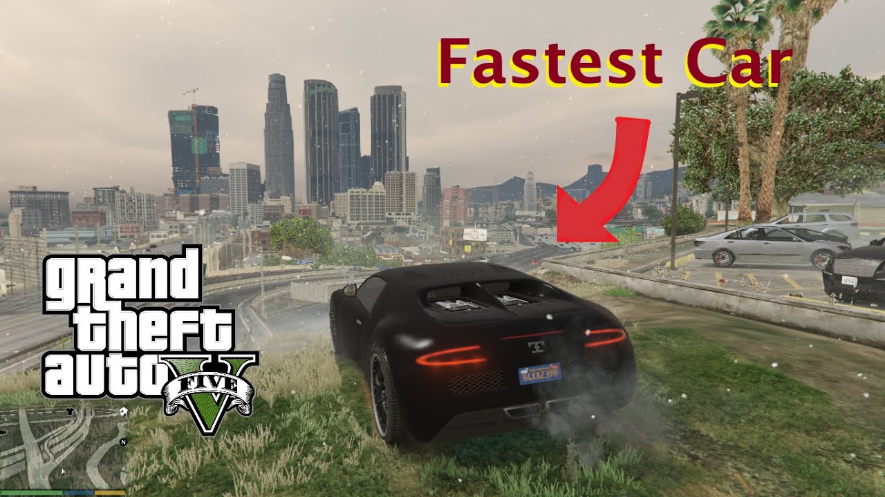 GTA 5 : FASTEST CAR IN GTA 5 : Bugatti Car in GTA 5 : GTA 5 Game play