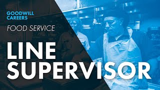 Goodwill Jobs: Line Supervisor