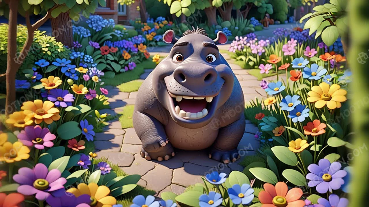 Happy Hippo Claps Big Hands 🦛 | Fun Kids Dance Song | Playful Nursery Rhyme