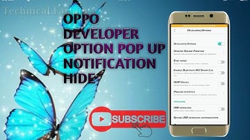 How to  Hide OPPO Developer Option Pop Up Notification in URDU HINDI.