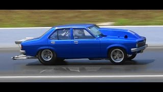 HUME PERFORMANCE V8 TORANA TESTING AT SYDNEY DRAGWAY 25.10.2015
