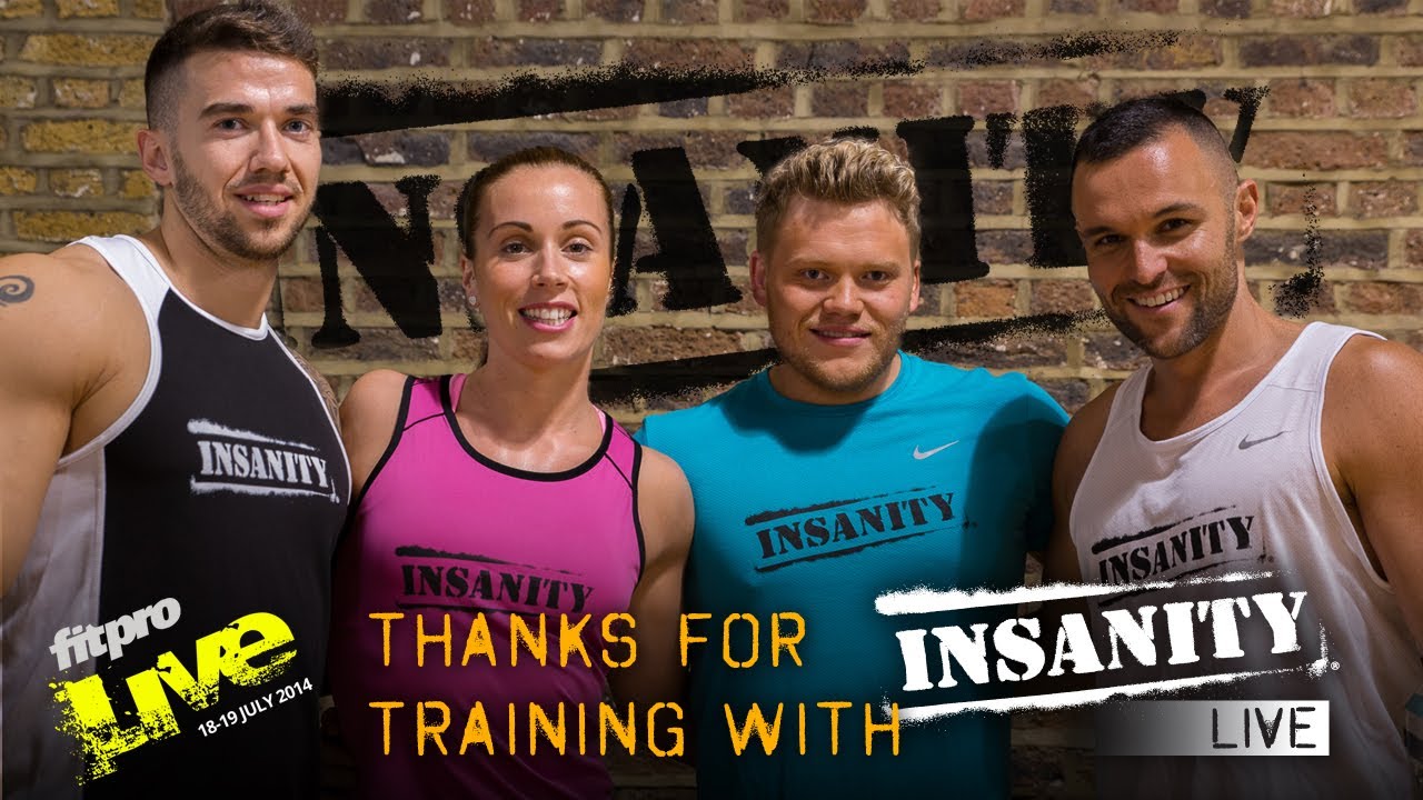 FitPro Live 2014 - Thanks for training with INSANITY