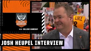 Josh Heupel on Tennessee vs. Florida rivalry \& Hendon Hooker's game | College GameDay