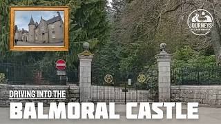 Driving into Balmoral Castle