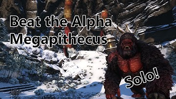 How To Beat The Alpha Megapithecus SOLO! - The Island
