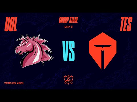 UOL vs TES | Worlds Group Stage Day 8 | Unicorns Of Love vs Top Esports (2020)