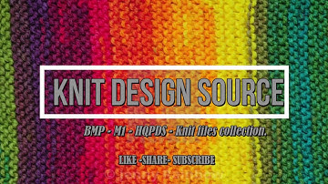 Knit bmp 01, stoll / M1/ HQPDS / TIFF / jacquard patterns for knitting machines.