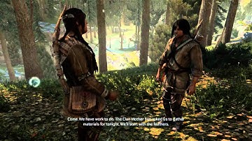 Assassins Creed 3 Full Sync Walkthrough Sequence Four "Hide And Seek" & "Feathers And Trees"