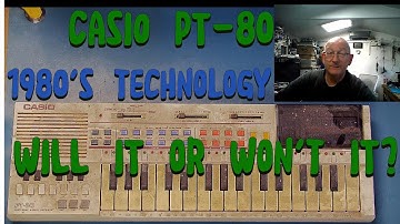 Casio PT-80 from 1984 - Untouched for 30 years Plus