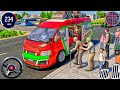 Realistic City Van Driving Game: Long Distance Passenger Pick Drop Simulator 2025 - Android Gameplay
