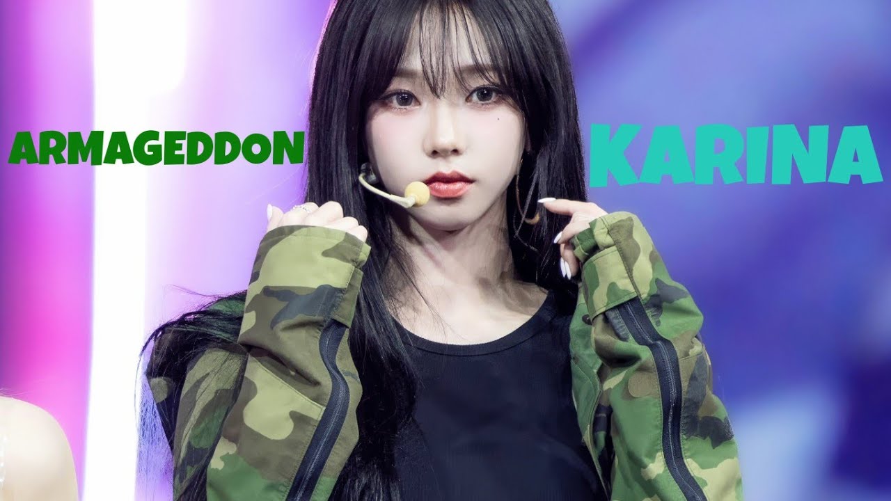 AESPA KARINA ARMAGEDDON FANCAM📽 [SMTOWN LIVE 250111]