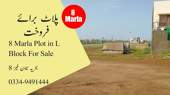 Plot for sale in bahria town phase 8