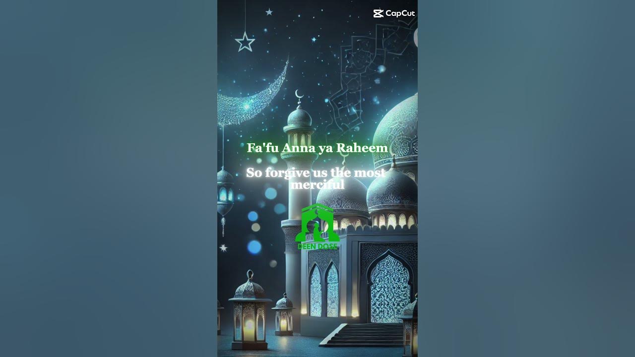 youtube ramadan dua