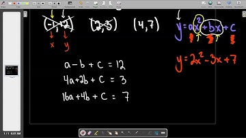Quadratic Regression (by hand)