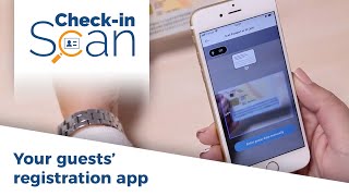 Check-in Scan App: 2 guests checked in 1 minute