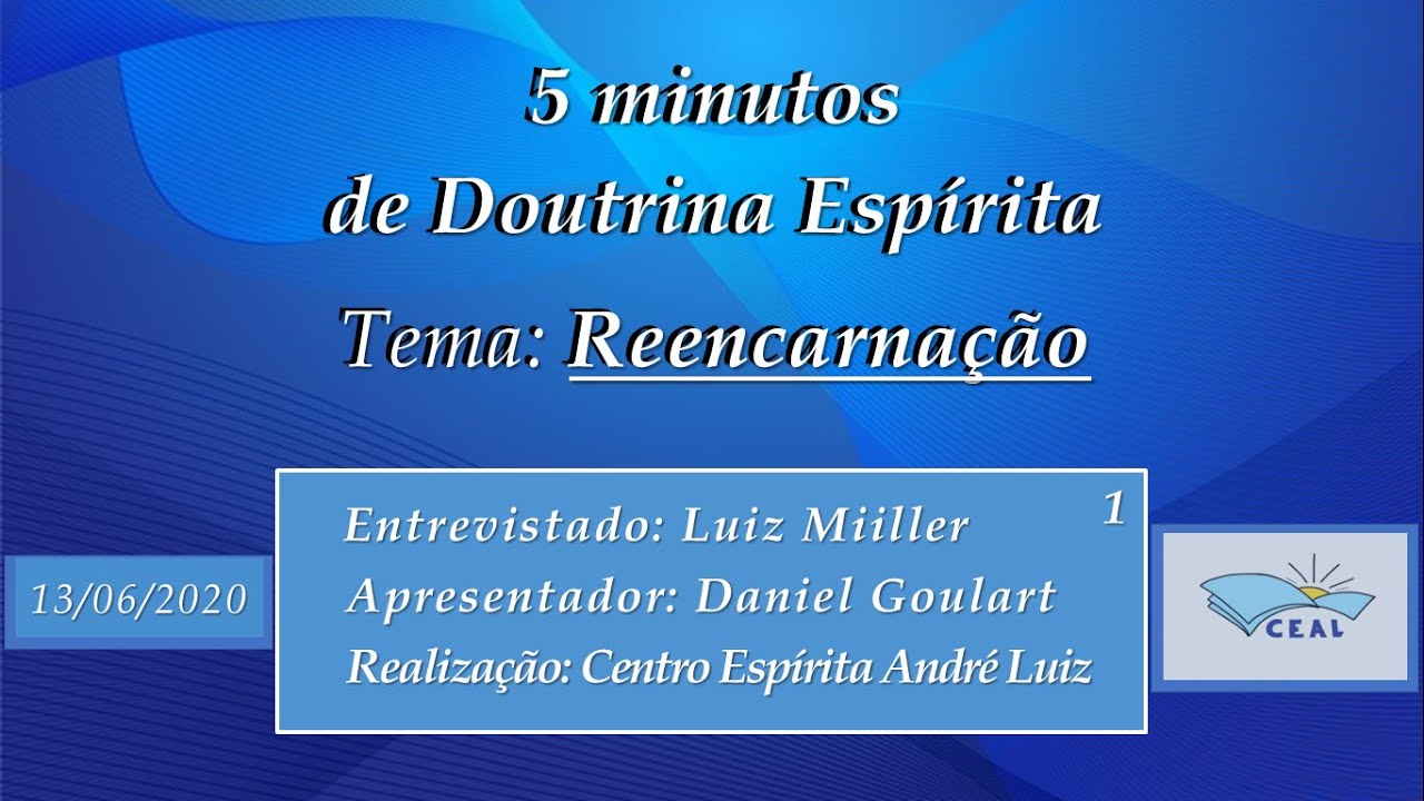 5 minutos de Doutrina Espírita