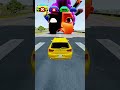 Big and Small Car vs K-pop Half Demon Saja Boys - BeamNG.Drive