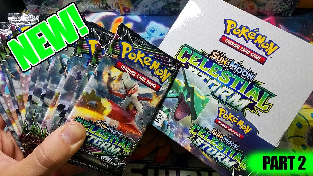 AWESOME SECOND HALF OF THIS NEW POKEMON CELESTIAL STORM BOOSTER BOX OPENING!