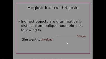 LING 101 UNM - Syntax - Grammatical Relations