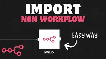 Hoe importeer ik een N8N-workflow?