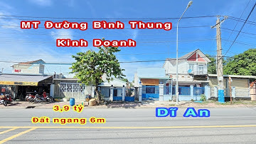 Bán Đất Dĩ An (824) Mặt Tiền Đường Bình Thung Ngang 6m Kinh Doanh, Hoàng Hải BĐS