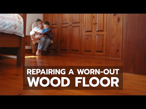 How To Repairing A Worn Out Wood Floor Youtube