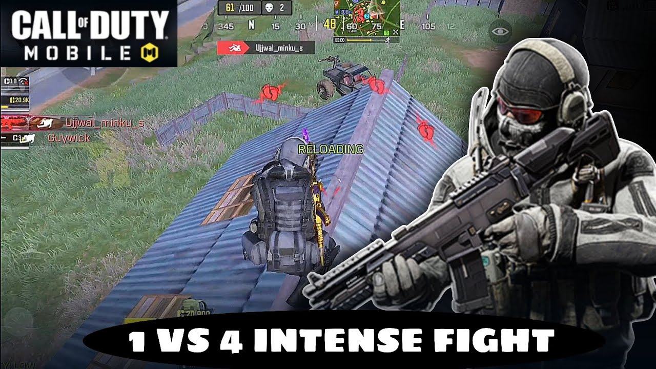 Solo vs squad with ninja🥷 class | Mini clip | COD mobile gameplay