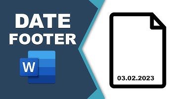 How to add date and time in word footer
