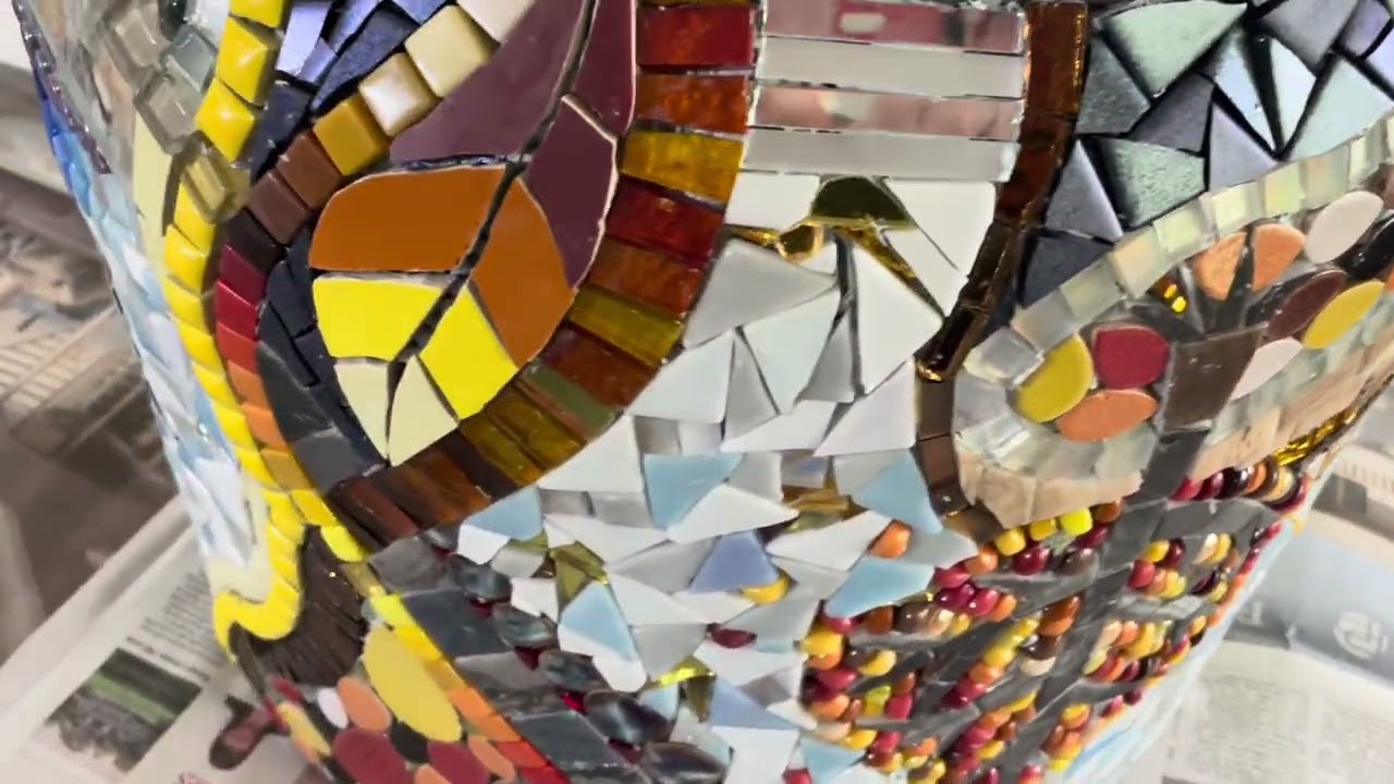 My Four Seasons Mosaic Pot wrap around