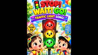 🚦 Traffic Light Song For Kids Stop ✋ Wait 🟡 Go 🟢 Road Safety Song For Preschoolers