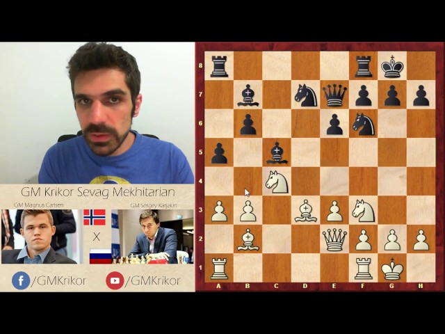 Campeonato Mundial 2016 - Partida 8, Magnus Carlsen x Sergey