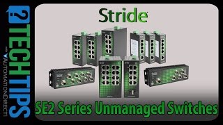 Stride SE2 Series Industrial Unmanaged Ethernet Switches from AutomationDirect