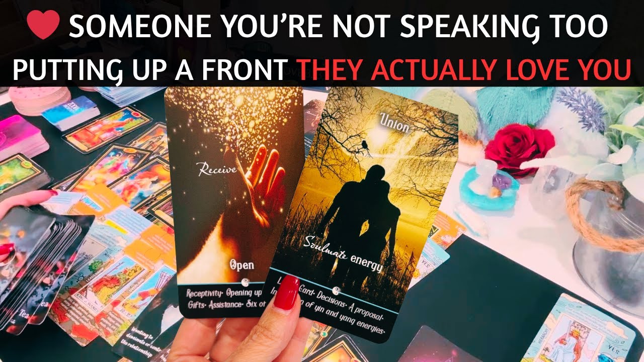 ❤️ THEY'RE PUTTING UP A FRONT, THEY ACTUALLY LOVE YOU #tarot #soulmate #love #truelove #lover #fate