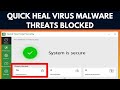 How To Remove Threats Detected In Quick Heal 2023 In Hindi Kaise Remove Kare 