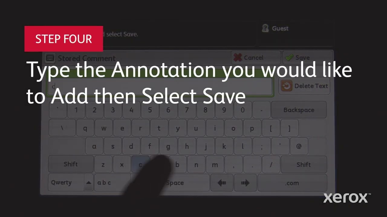 Xerox PrimeLink C9065 and C9070 Printer How to add Annotations
