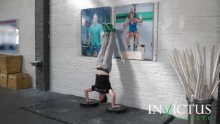 Handstand Marching x 10 + HSPU w/ 4 Deficit x 5 | CrossFit Invictus Gymnastics