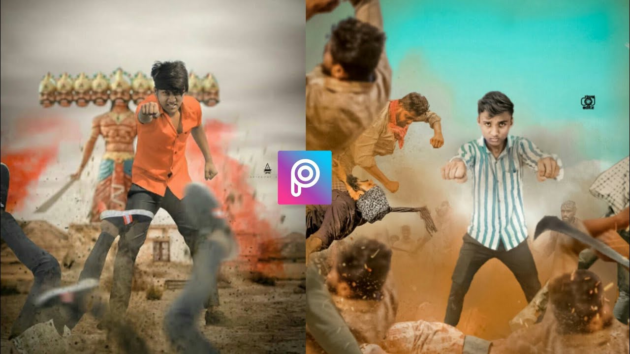 Fighting photo editing in picsart tutorial/ /Gopal editz YouTube