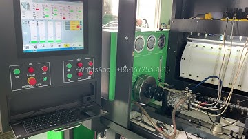 VP44 Pump Testing Video of NANTAI NTS815A NTS825A BOSCH VP44 Electronic Control VE Pump Testing