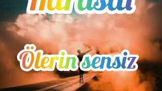 Harasat - Olerin sensiz ( Lyrics music )