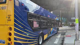 MTA NYC Bus Exclusive! 2021 New Flyer XD40 #7851 on the B26
