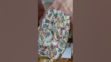 Polymer clay water transfer mosaic technique with scraps. #art #acrylic #polymerclay #mosaic