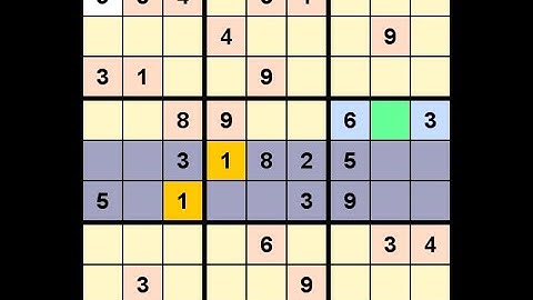 How to Solve Washington Post Sudoku L5 March 7, 2021