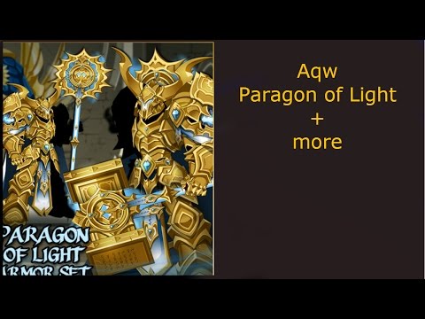 Aqw - Paragon of light set + more