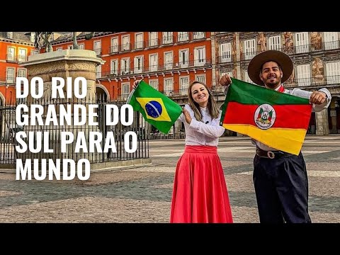 Casal gaúcho dá show em concurso na Itália