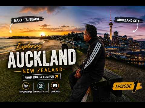 NEW ZEALAND EPISODE #1 | First Day in Auckland, Maraetai Beach  & Canton Café  | Instant Explorer |