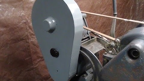 SHOP TIPS #297 Pt 2 Making a Belt Guard for Logan Lathe tubalcain