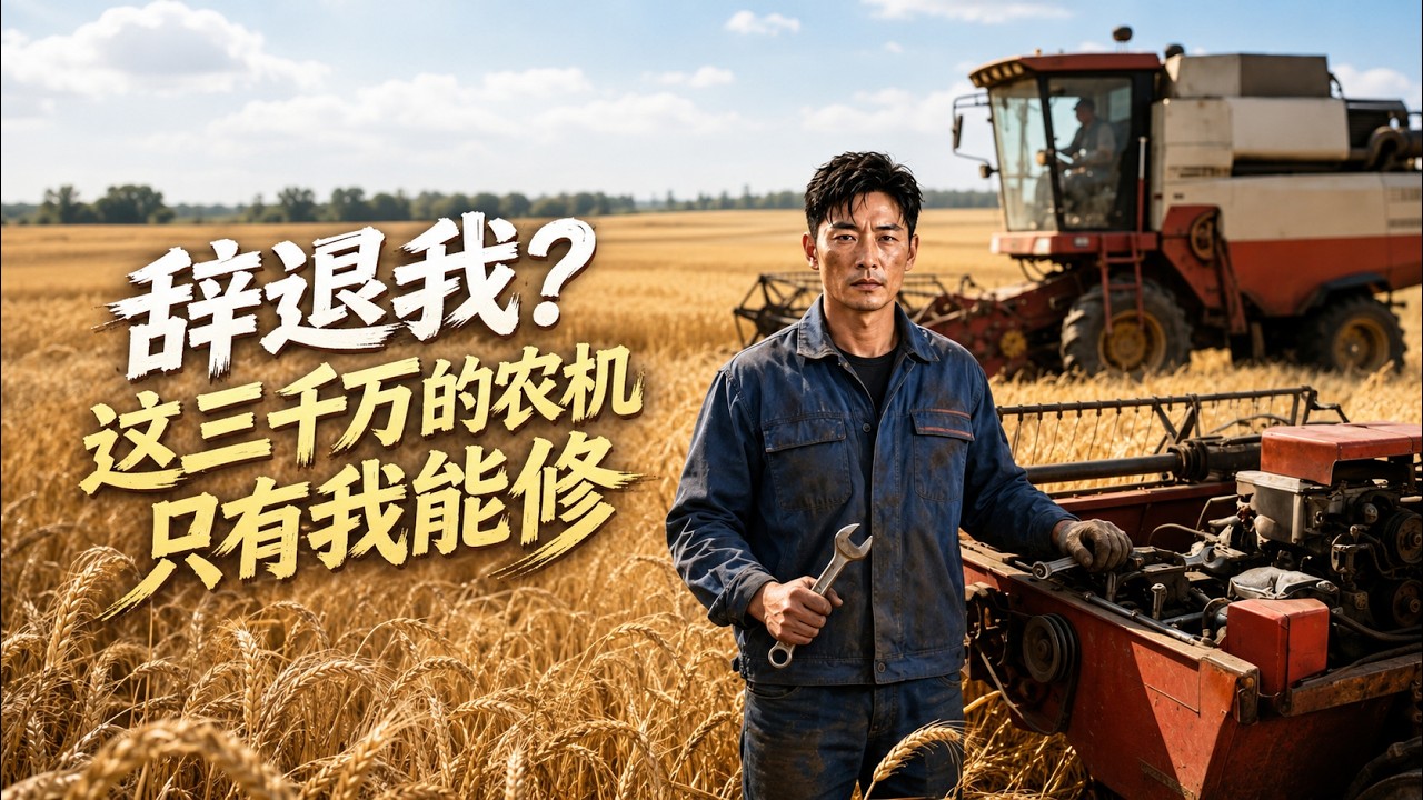 辭退我？這三千萬農機只有我能修