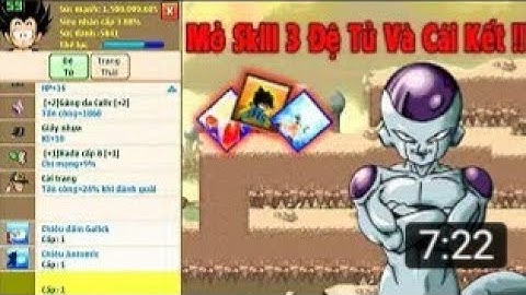 [ Ngọc Rồng Online ] Mở skill3 Đệ Tử Và Cái Kết Đắng