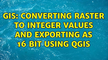 GIS: Converting raster to integer values and exporting as 16 bit using QGIS