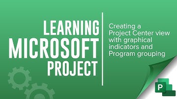 Creating a Project Center view in Microsoft PPM with Graphical Indicators and Program Grouping